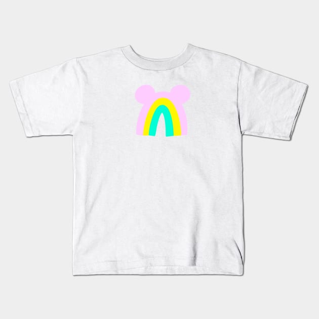 Rainbow Mouse Kids T-Shirt by Magically Megan 